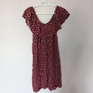 MyStyle, festival, Floral, Midi Dress, red, Size M, New with Tag